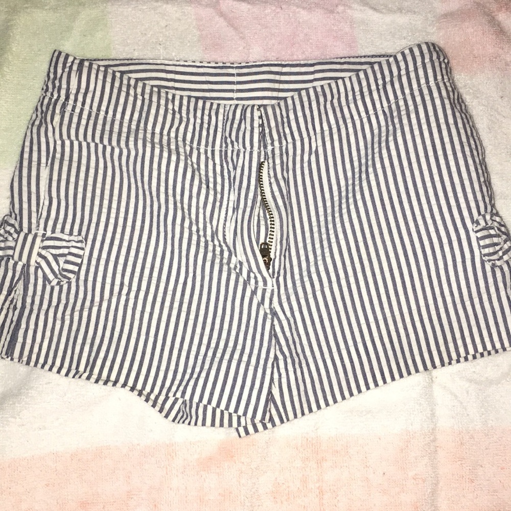 Pinstriped shorts